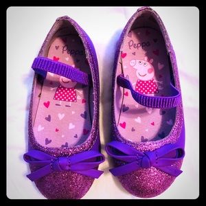 NWOT Peppa Pig toddler girl flats